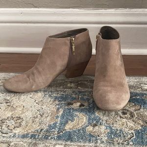 Brown Suede Booties